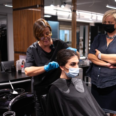 Yiouli Vamvakerou - Amazon Keratin - Liss 10 Bubblegum - educational workshop picture 9